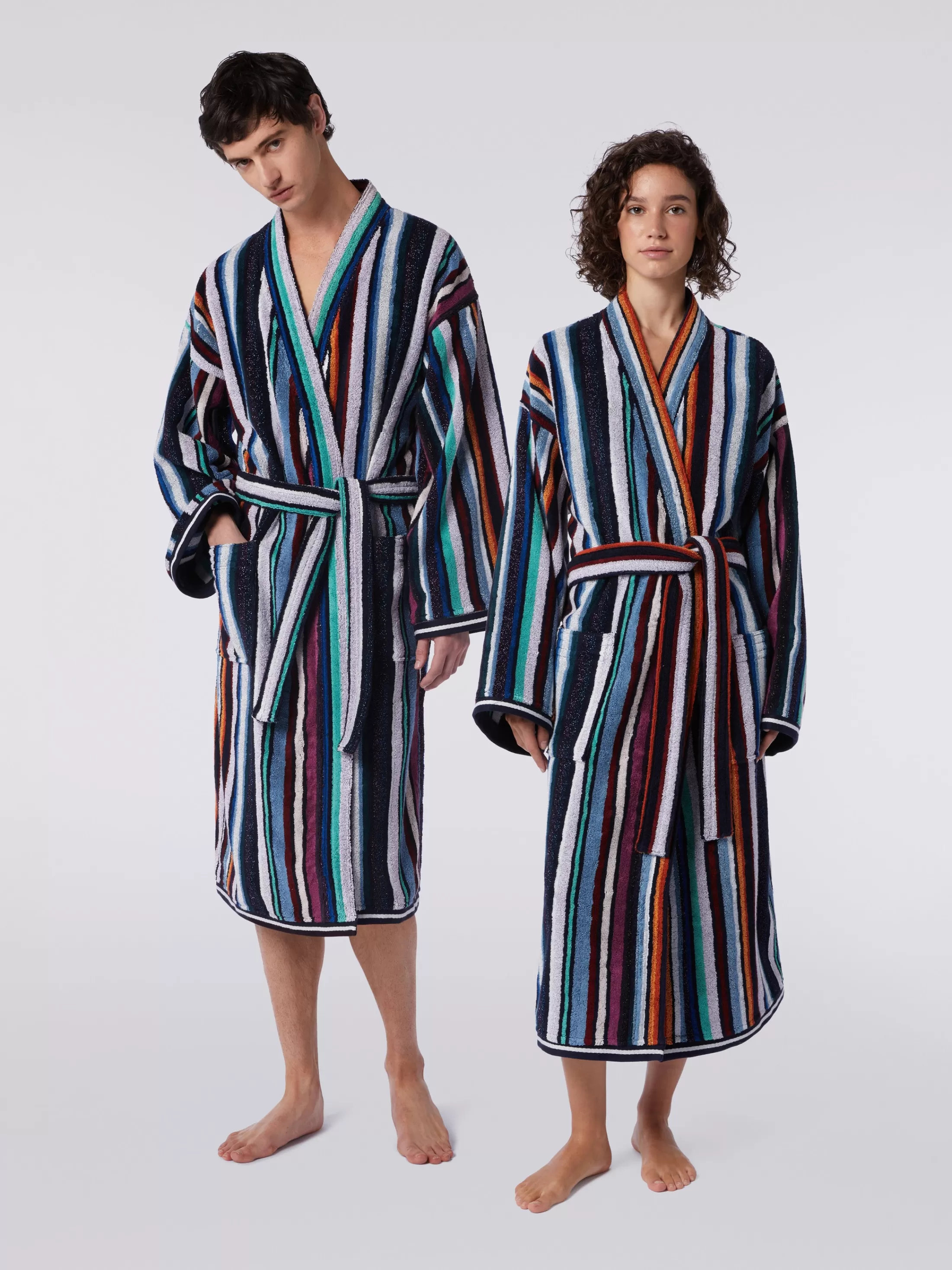 Fashion Chandler terry bathrobe with lurex Bath | Bathrobes