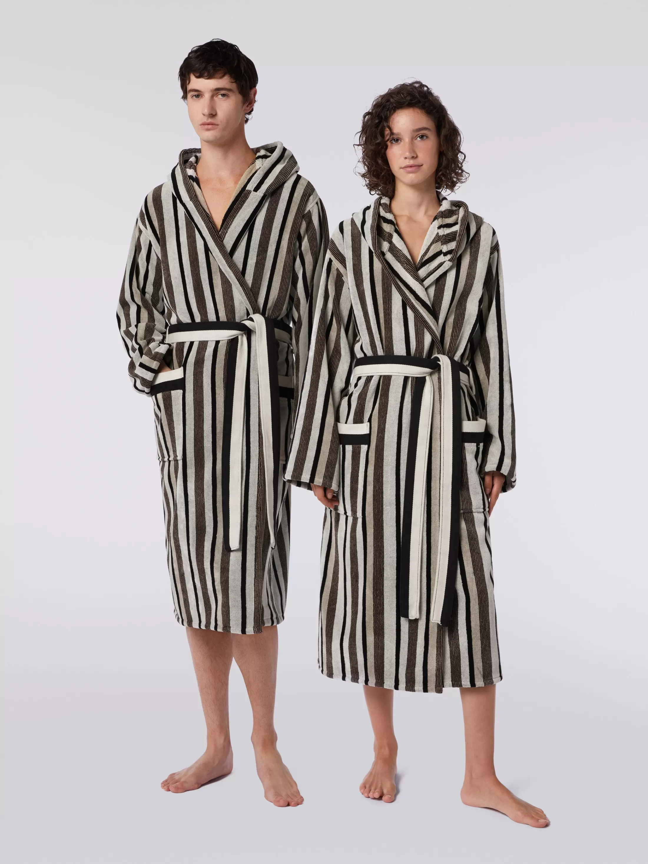 Flash Sale Craig striped cotton terry bathrobe Bath | Bathrobes