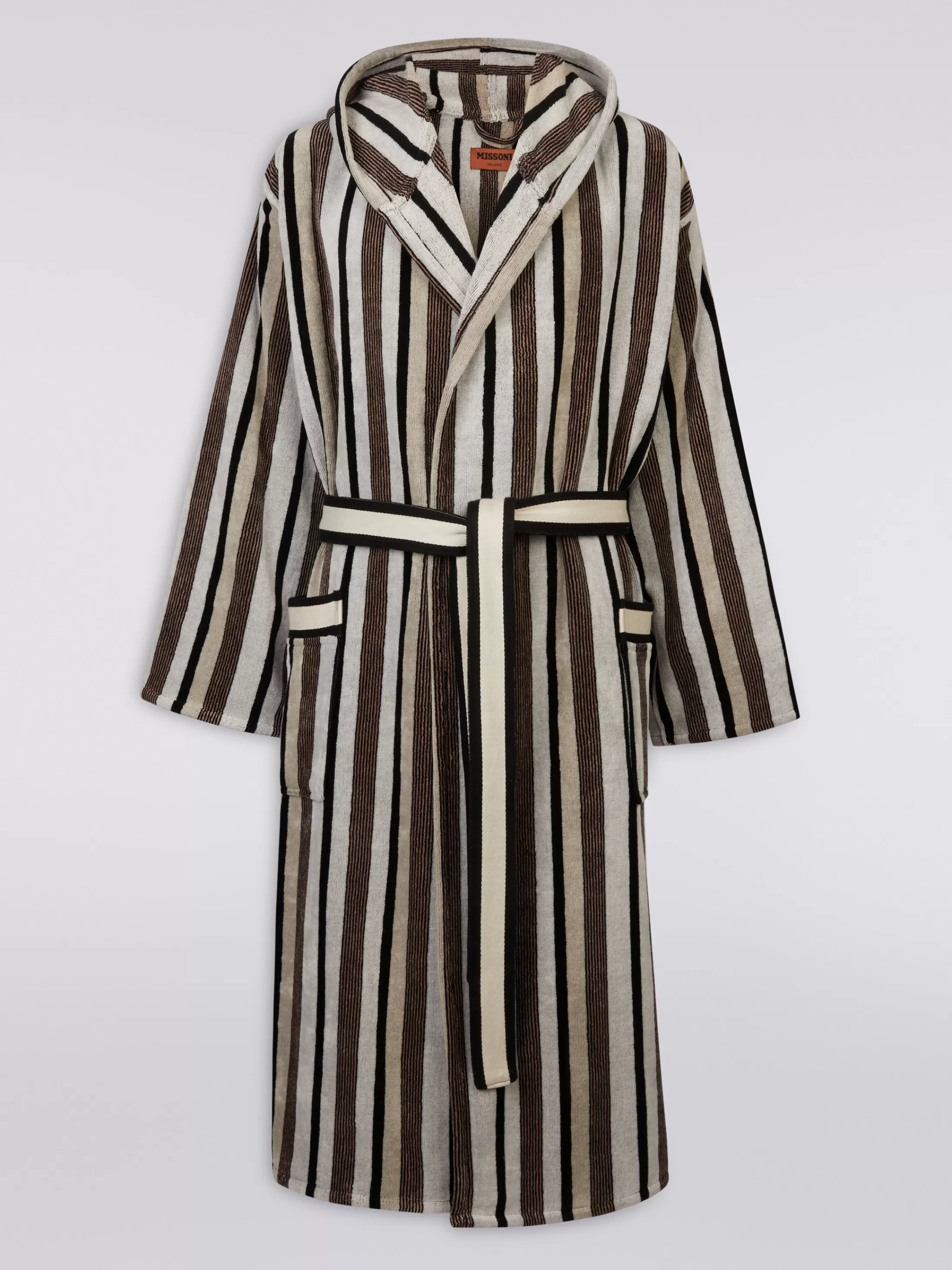 Flash Sale Craig striped cotton terry bathrobe Bath | Bathrobes