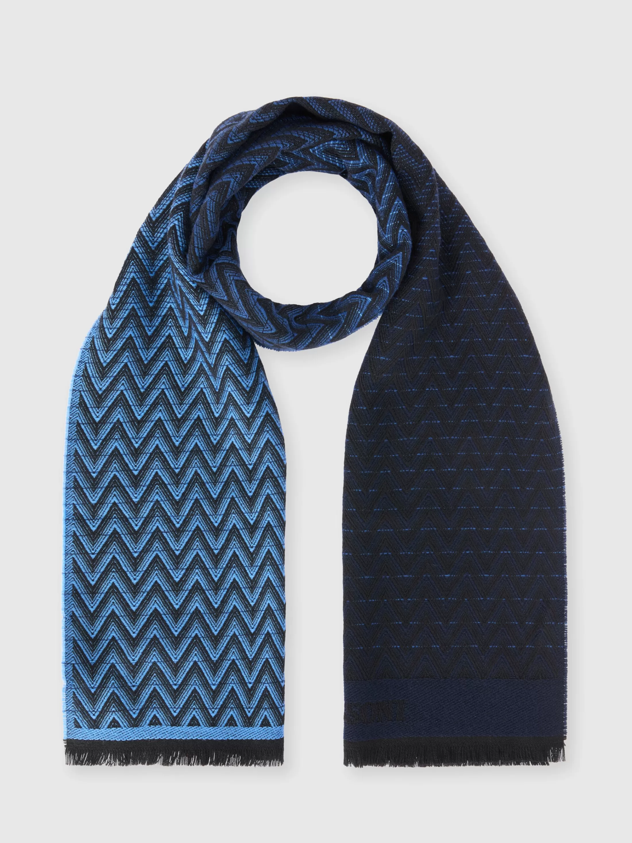 Fashion Double-sided zigzag wool scarf Scarves & Foulards