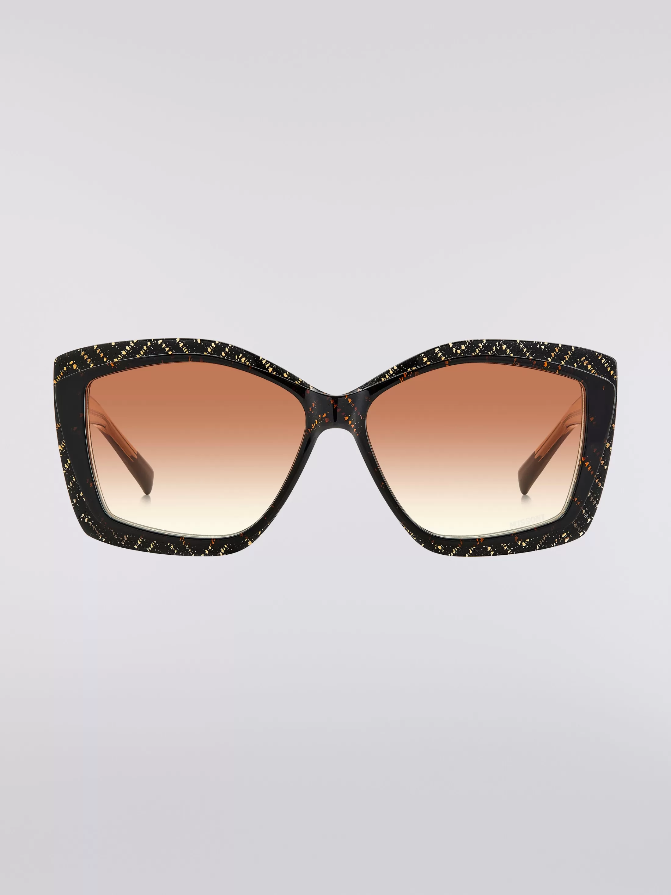 Hot Geometric frame sunglasses with fabric inserts Sunglasses