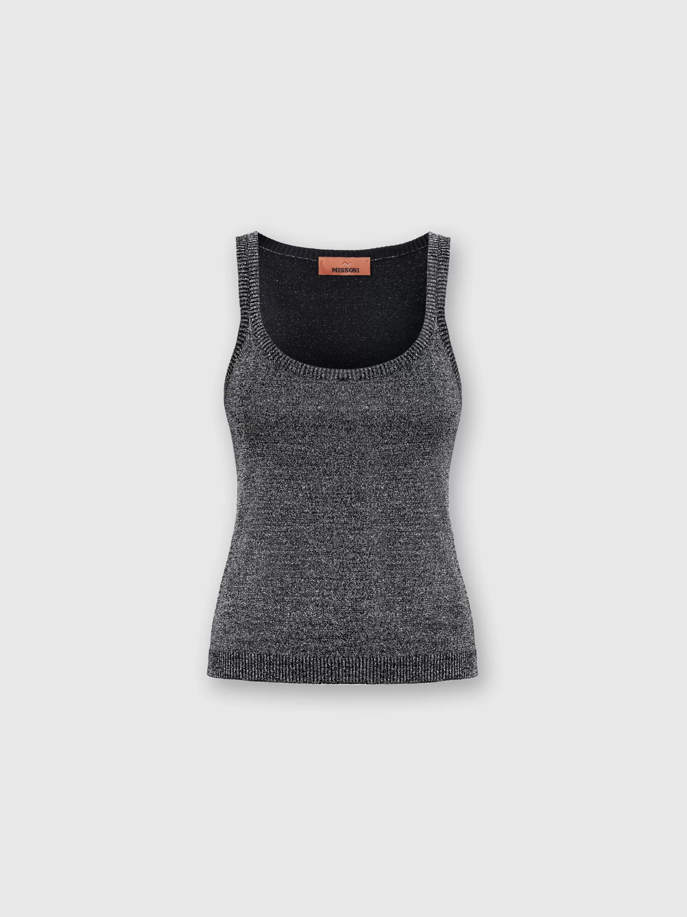 Best Sale Glitter-effect viscose tank top T-Shirts And Tops