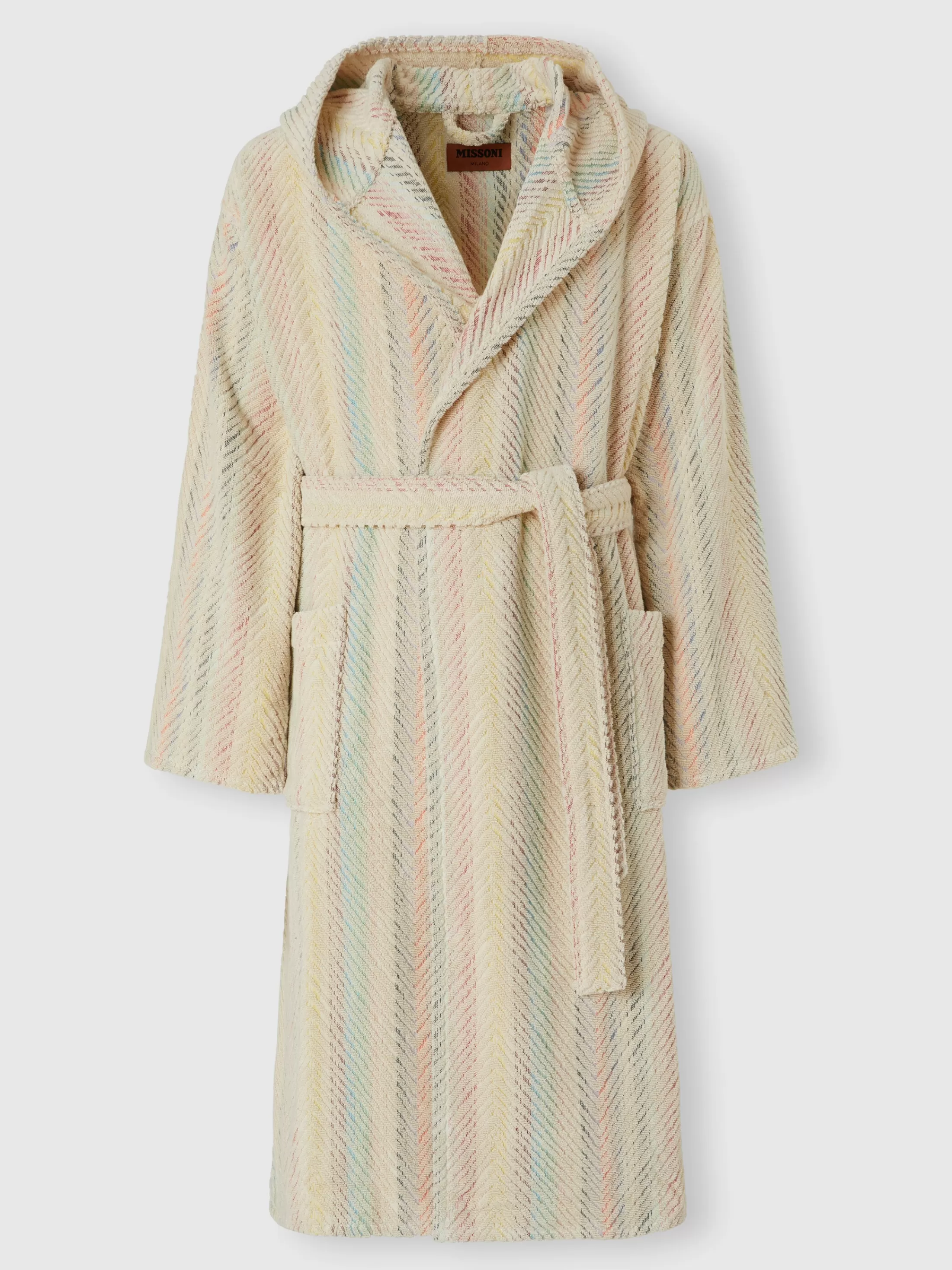 Cheap Harmony chevron cotton terry bathrobe Bath | Bathrobes