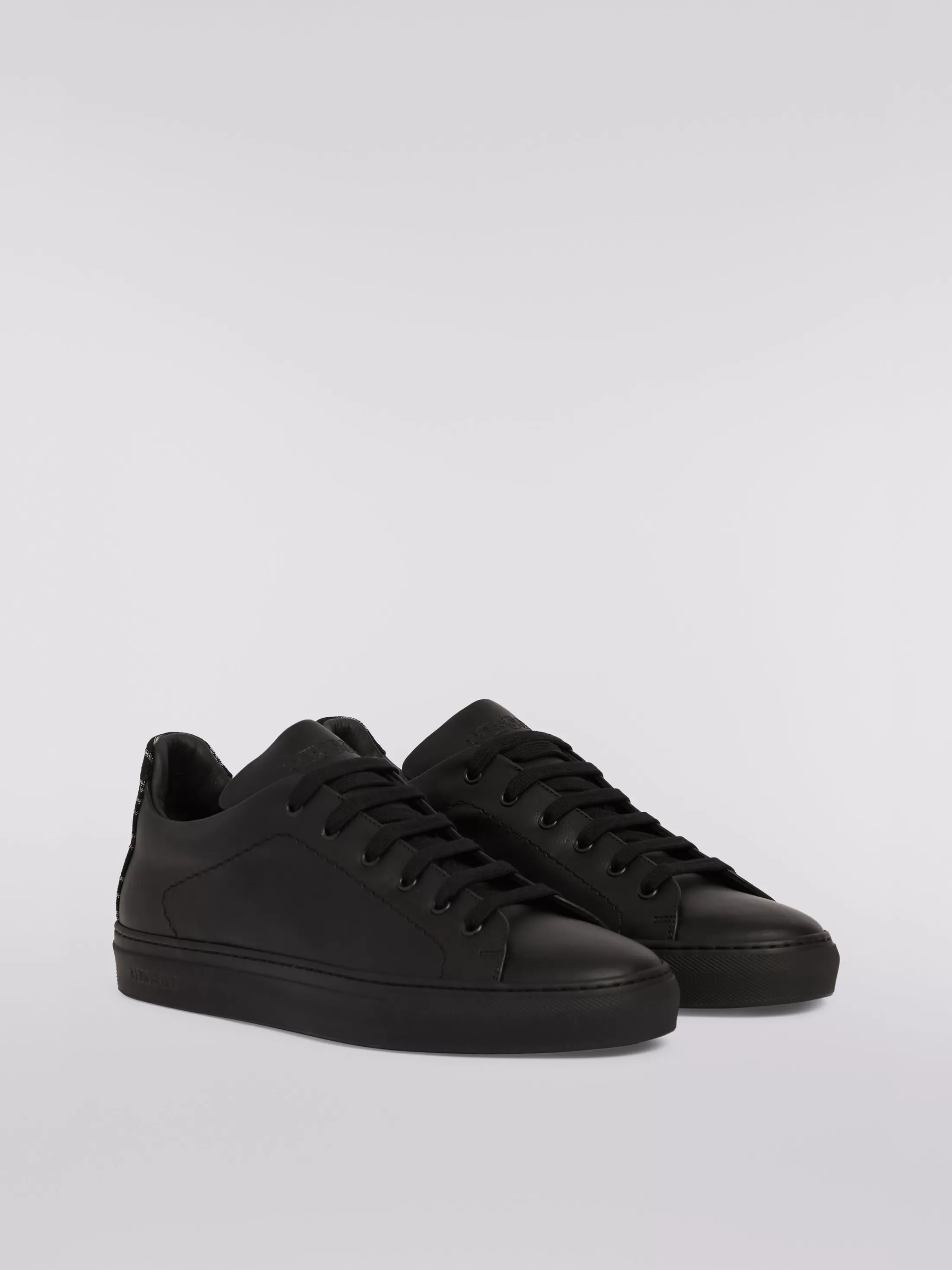 Shop Leather trainers with slub insert Shoes