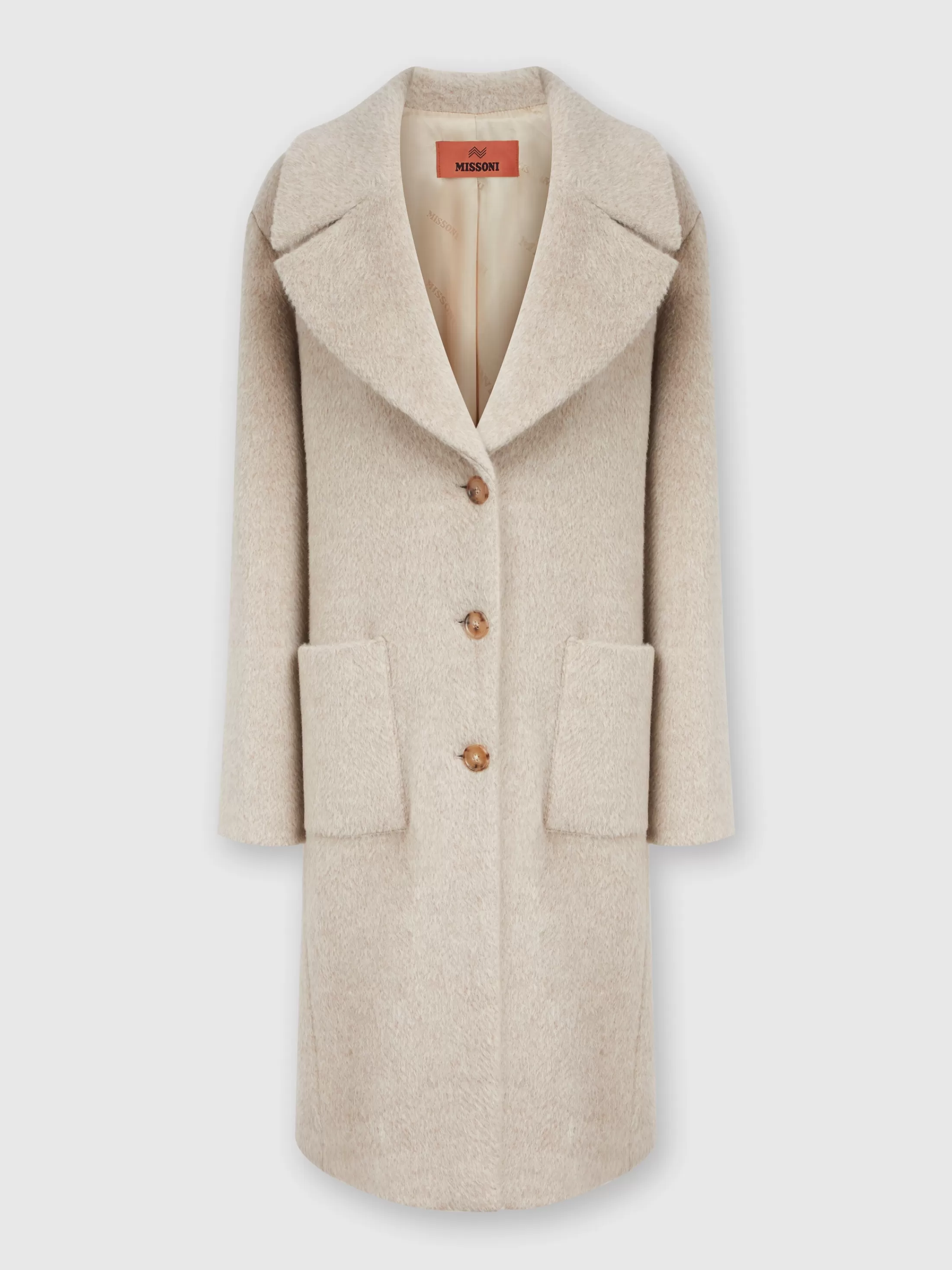 New Long coat in alpaca blend Coats & Jackets