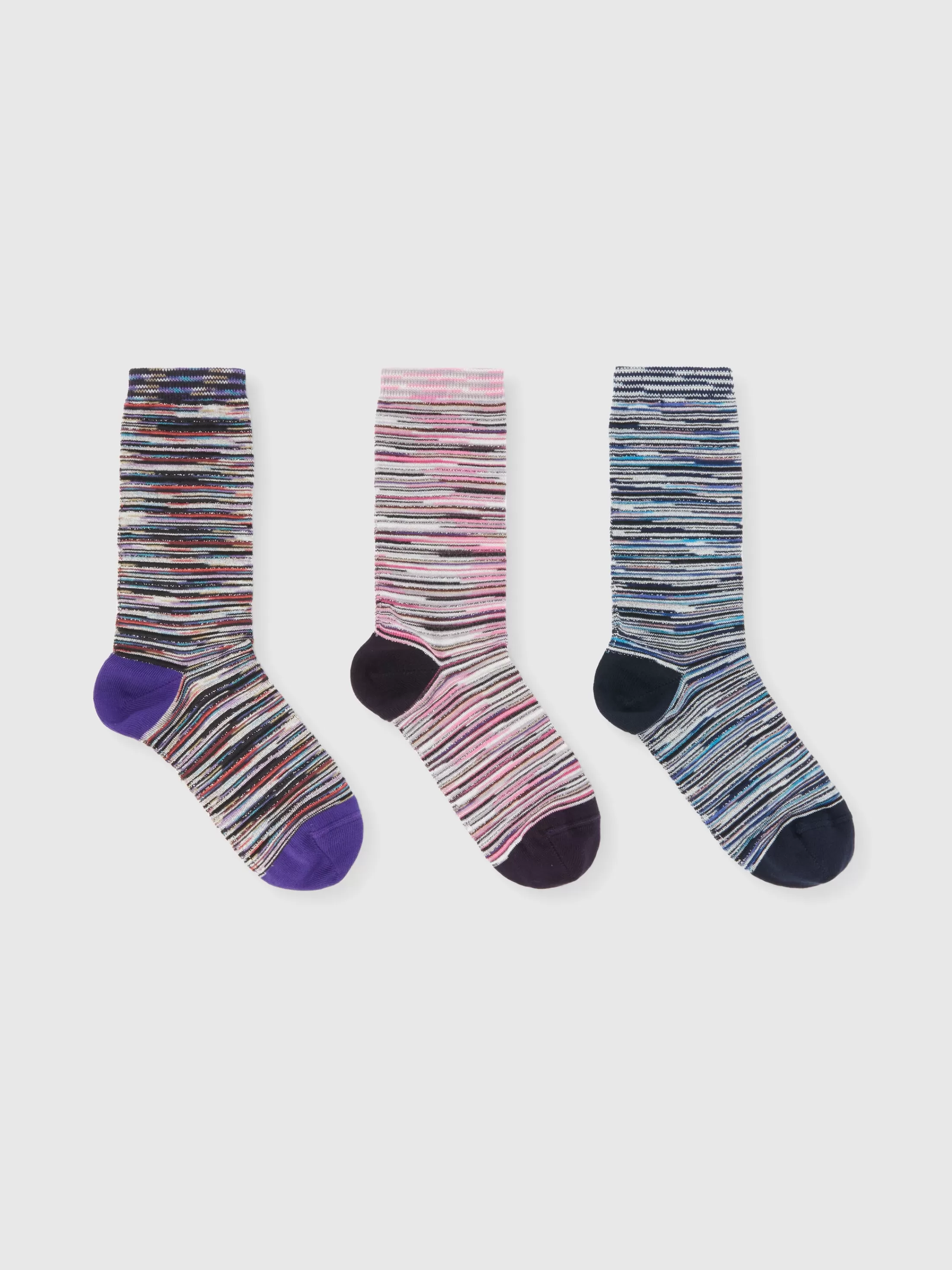 Shop Set of 3 slub socks Socks