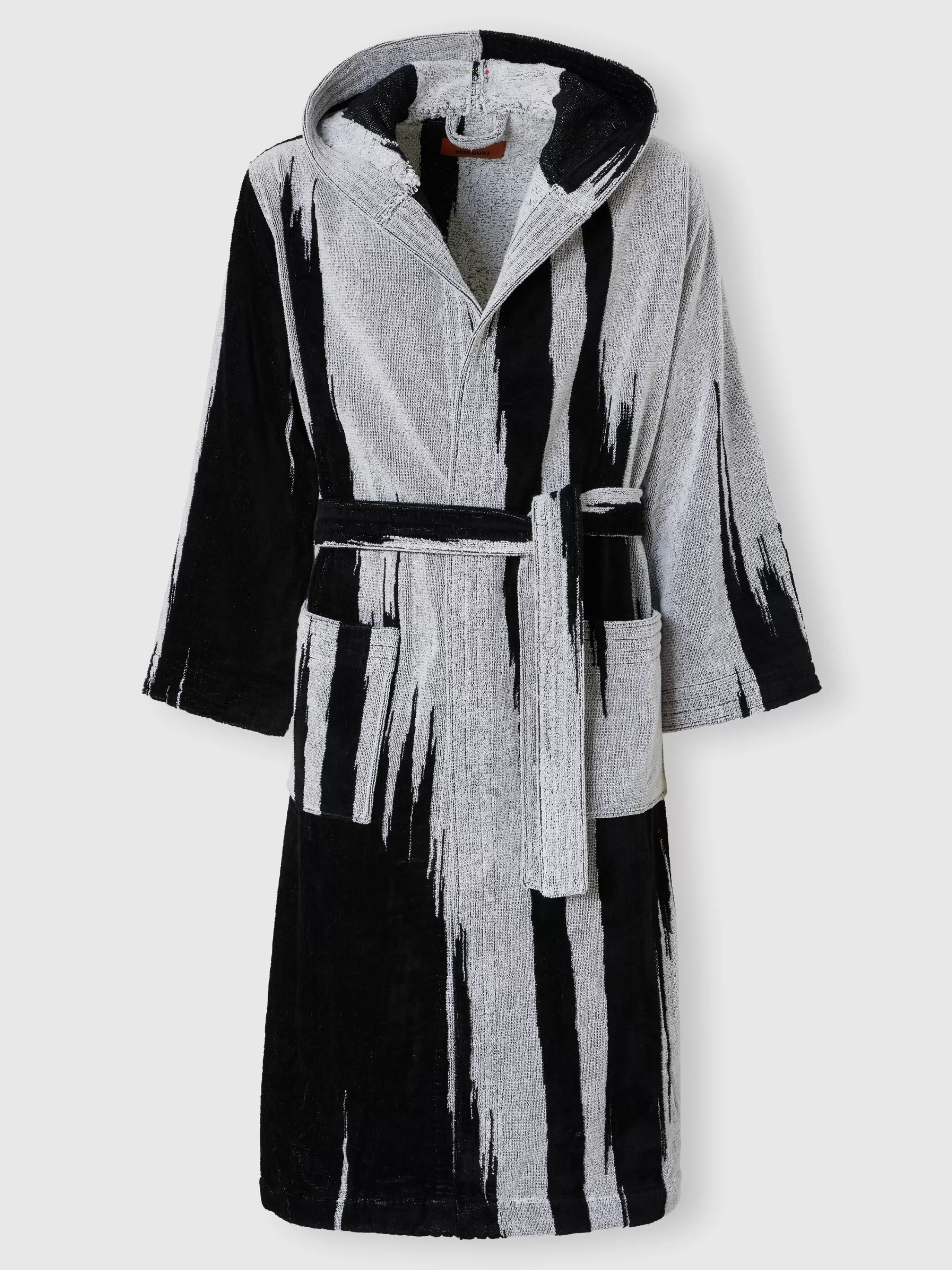 Fashion Skunk bathrobe in slub cotton terry Bath | Bathrobes