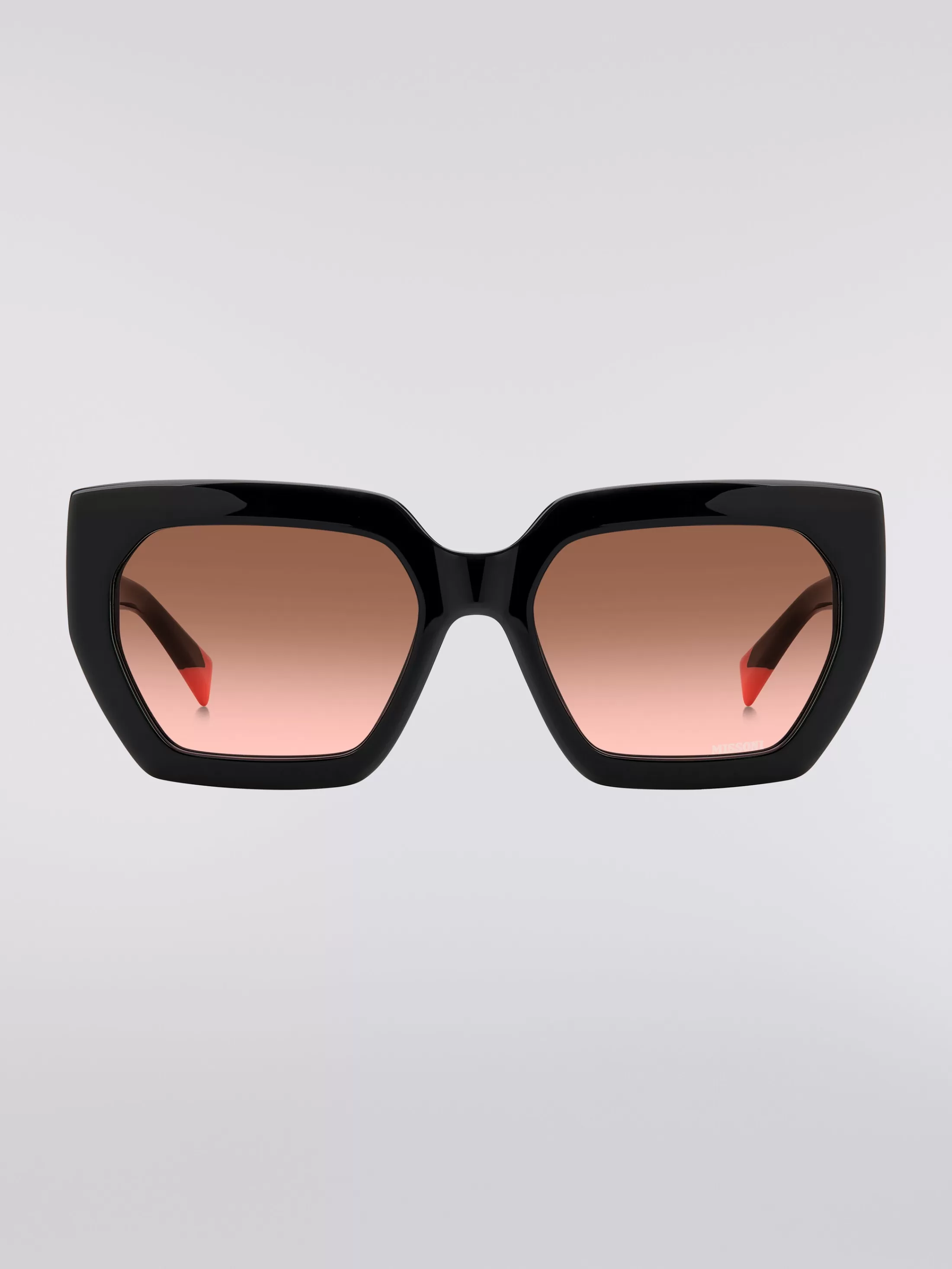 Discount Square frame sunglasses with contrasting logo insert Sunglasses