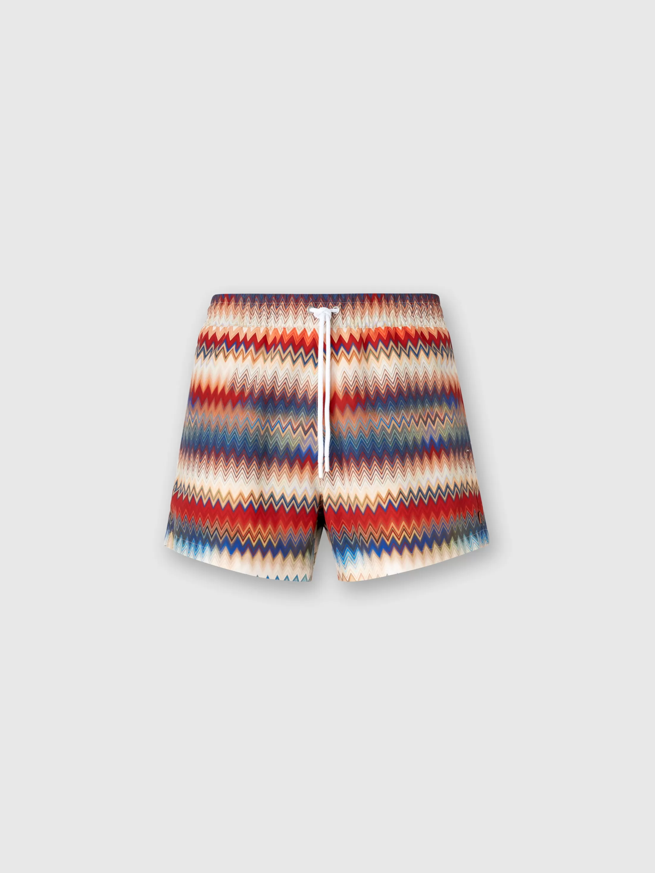 New Swim shorts with gradient micro zigzag print Beachwear | Swimming Trunks