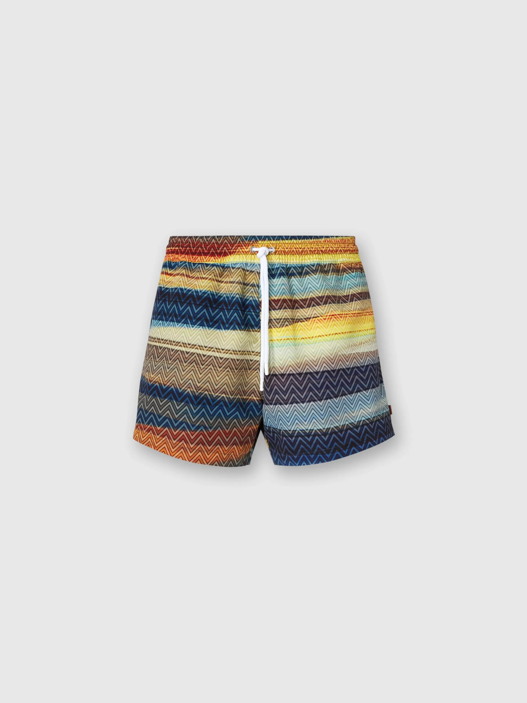 Flash Sale Swim shorts with gradient zigzag print Beachwear | Swimming Trunks