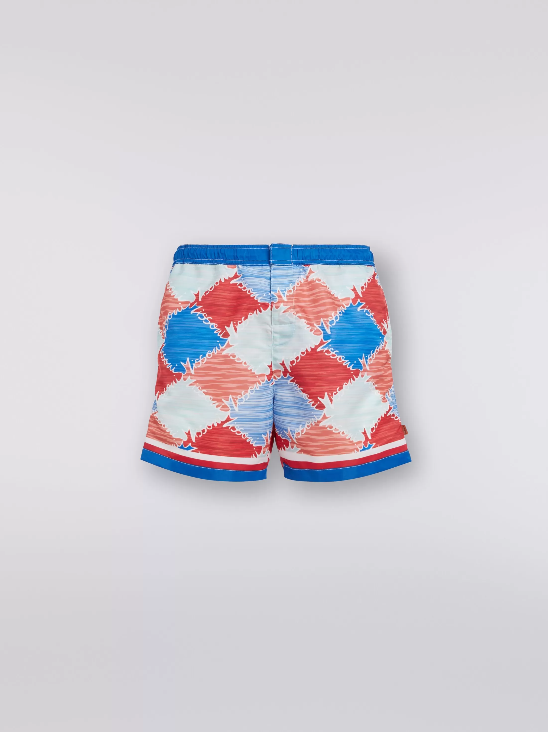 New Swimming trunks in slub nylon with logo print Beachwear | Swimming Trunks