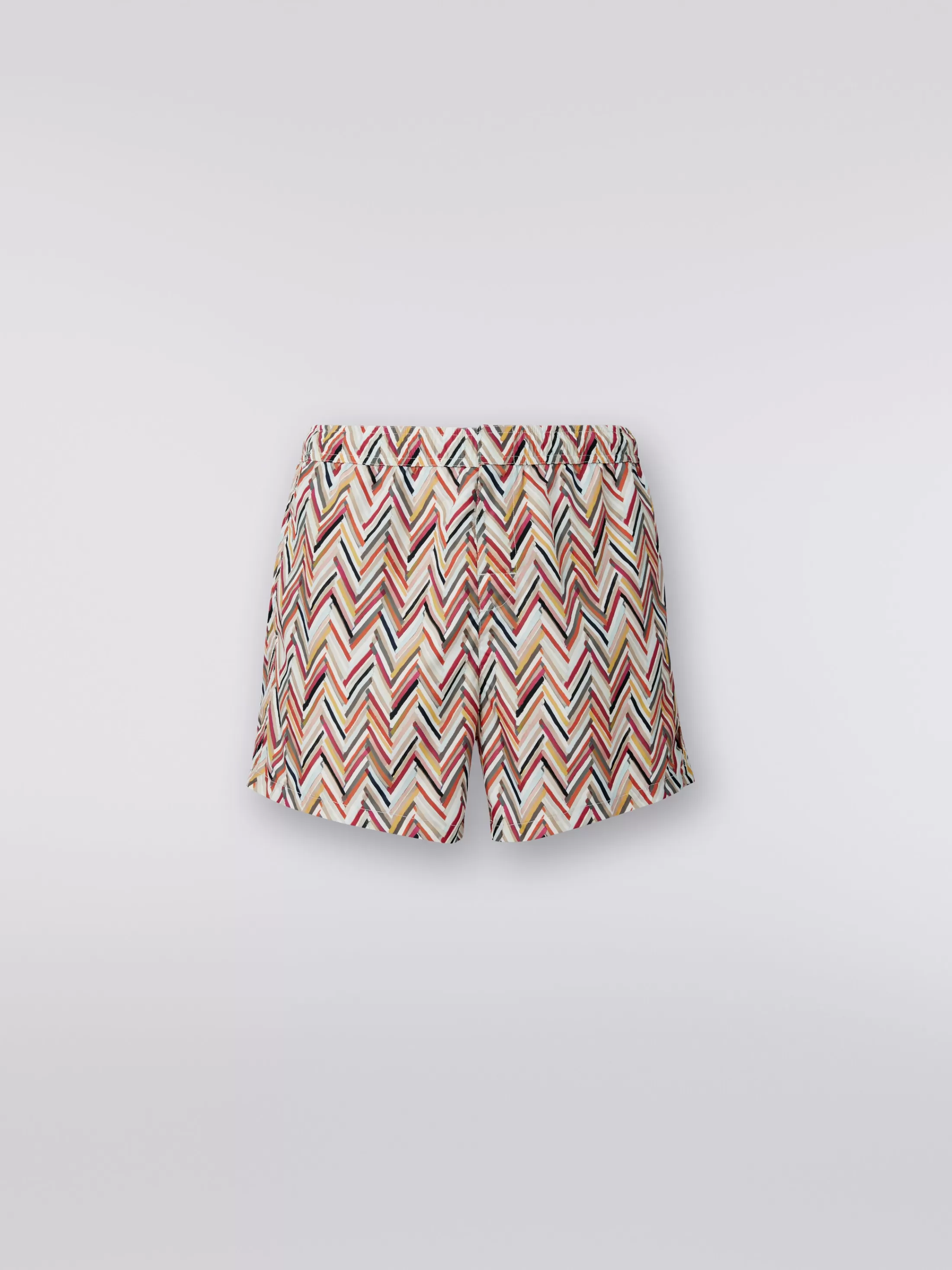 Sale Swimming trunks with brushstroke effect zigzag print Beachwear | Swimming Trunks