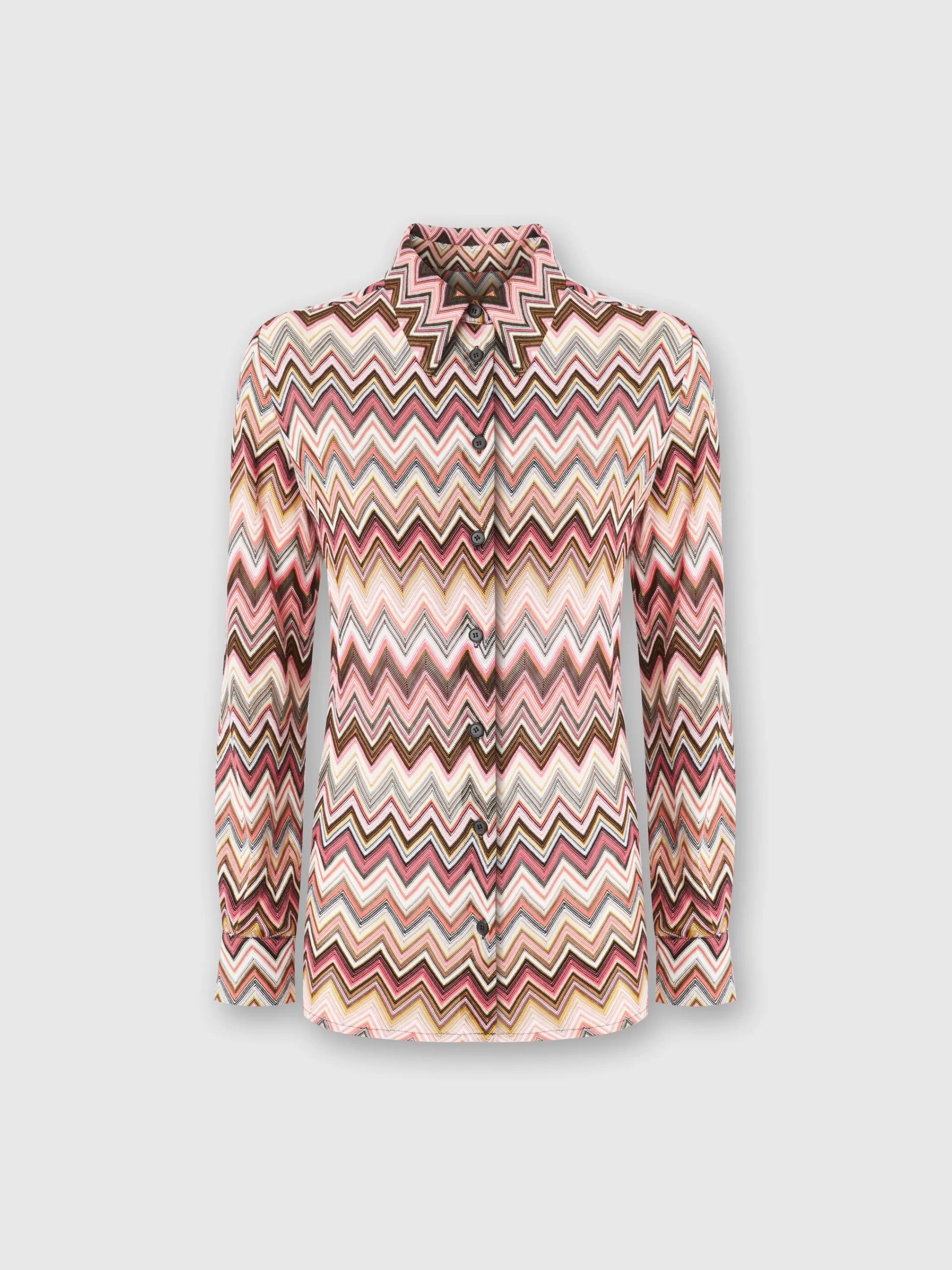 Best Sale Zig zag cotton and viscose shirt Blouses & Shirts