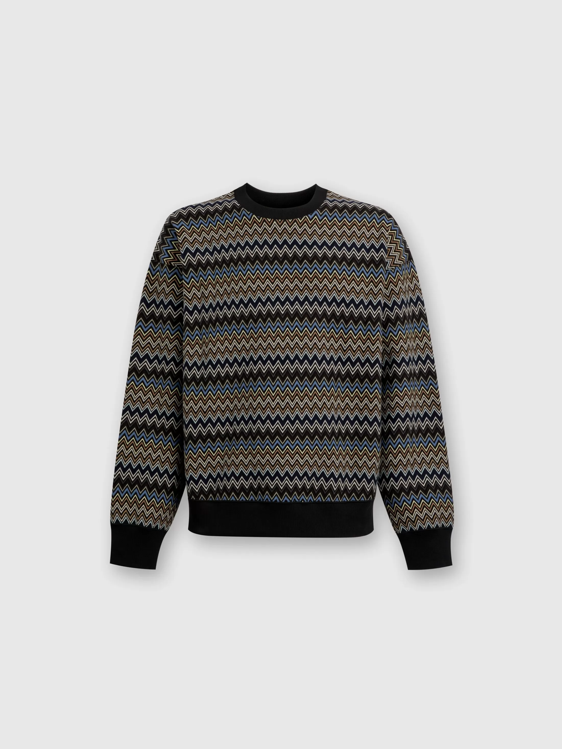 Best Zig zag cotton crewneck sweatshirt Knitwear