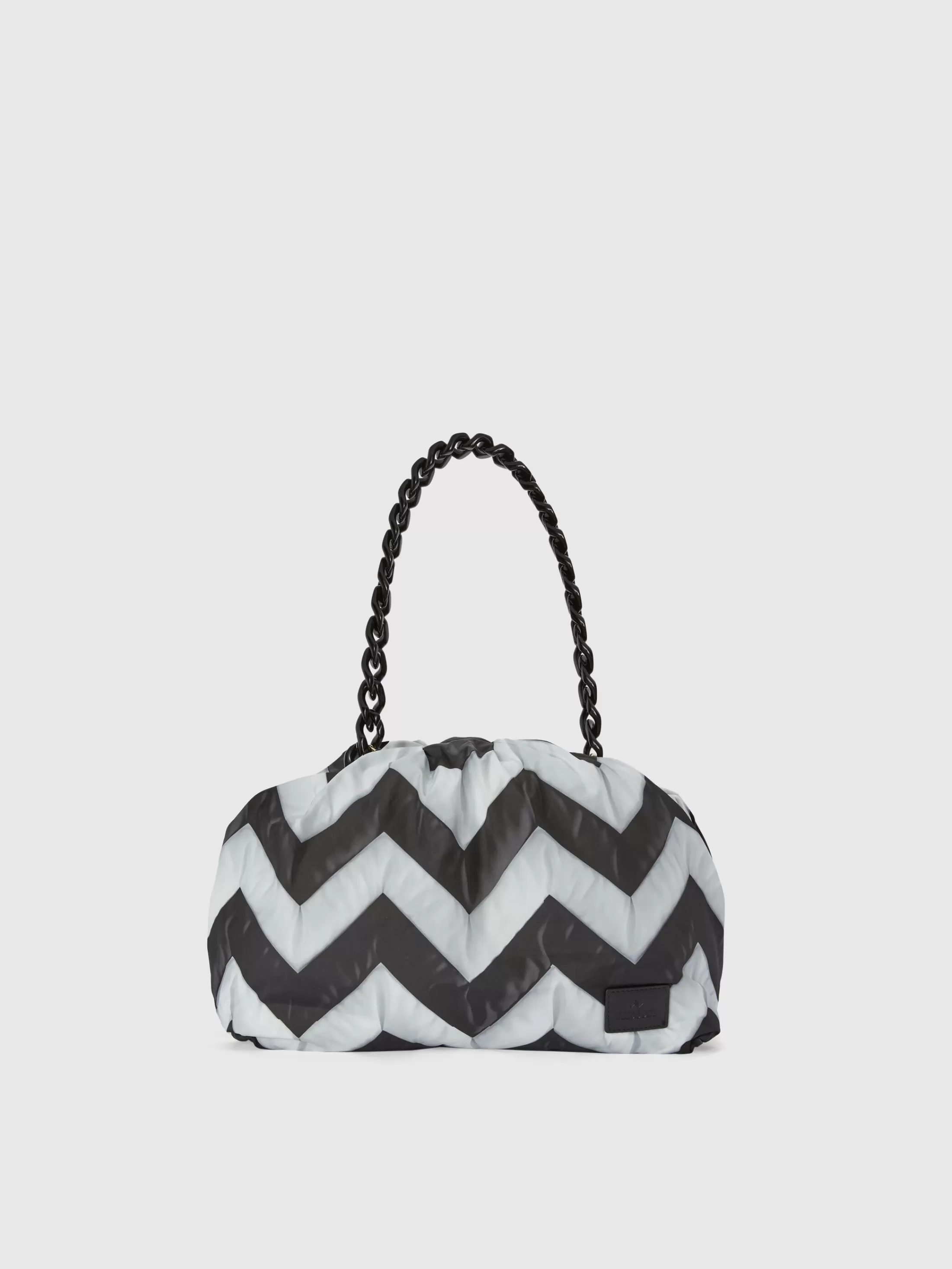 Discount Zig zag fabric clutch with removable shoulder strap Bags