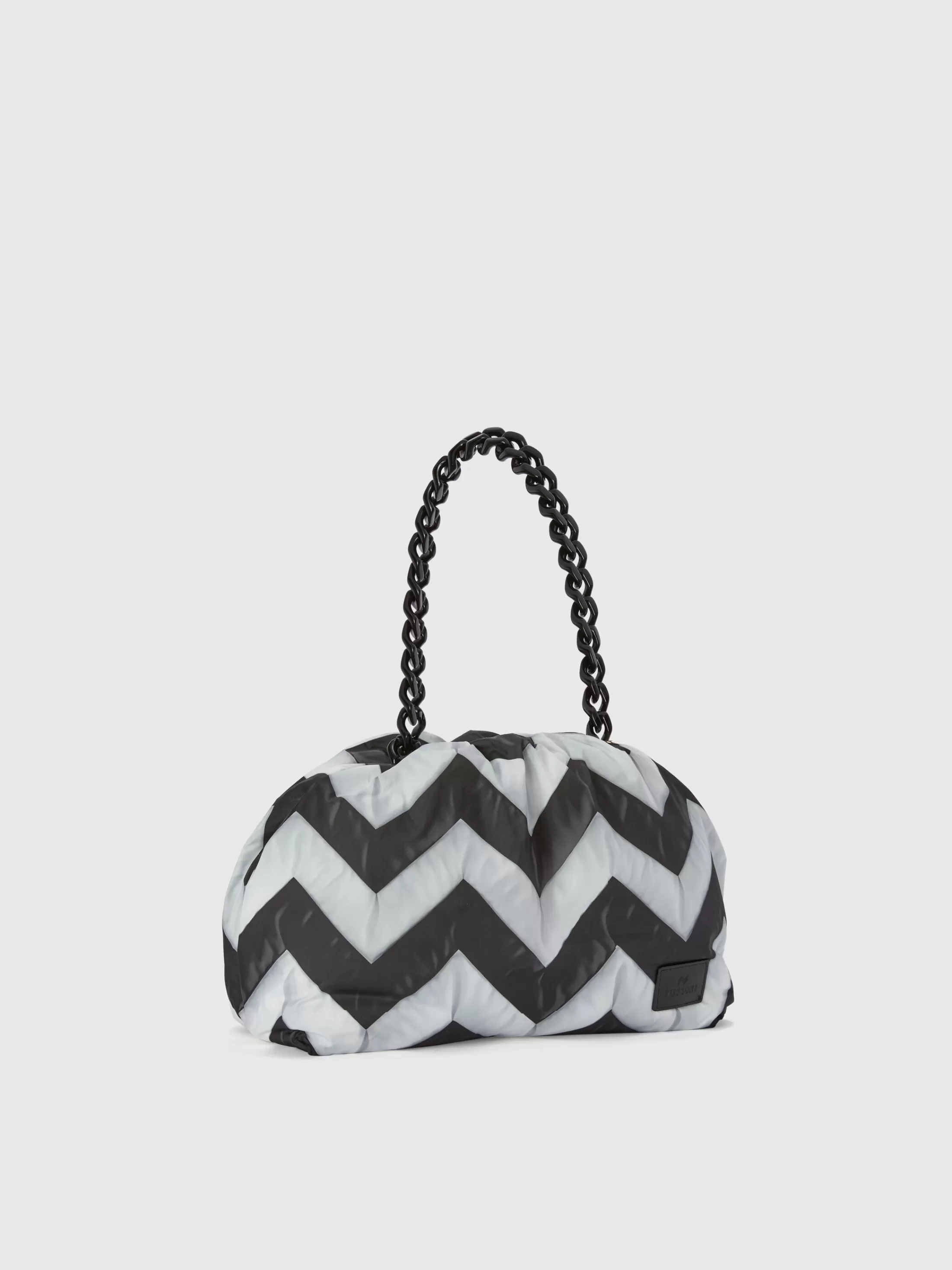 Discount Zig zag fabric clutch with removable shoulder strap Bags