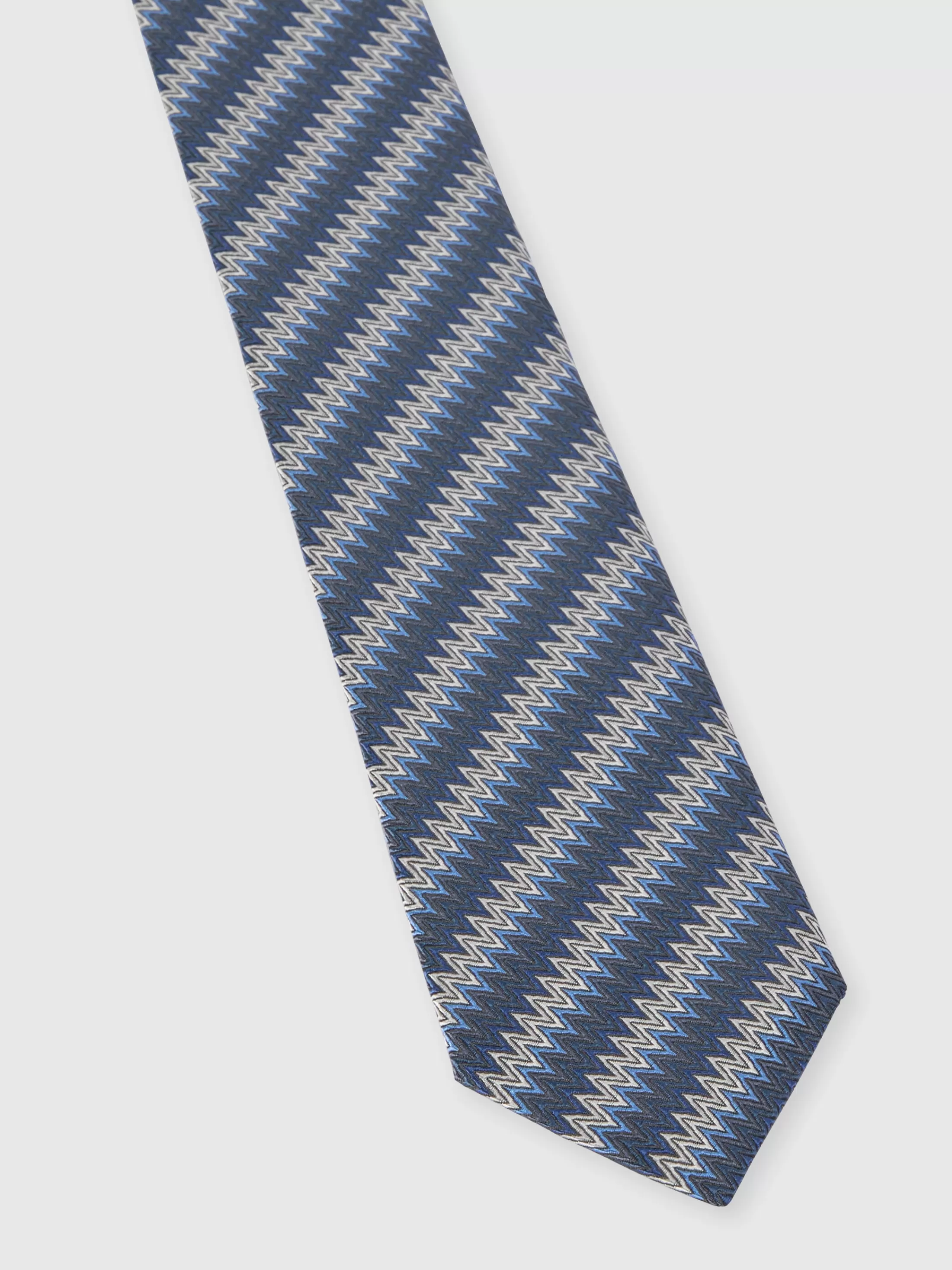 Cheap Zig zag silk tie Ties