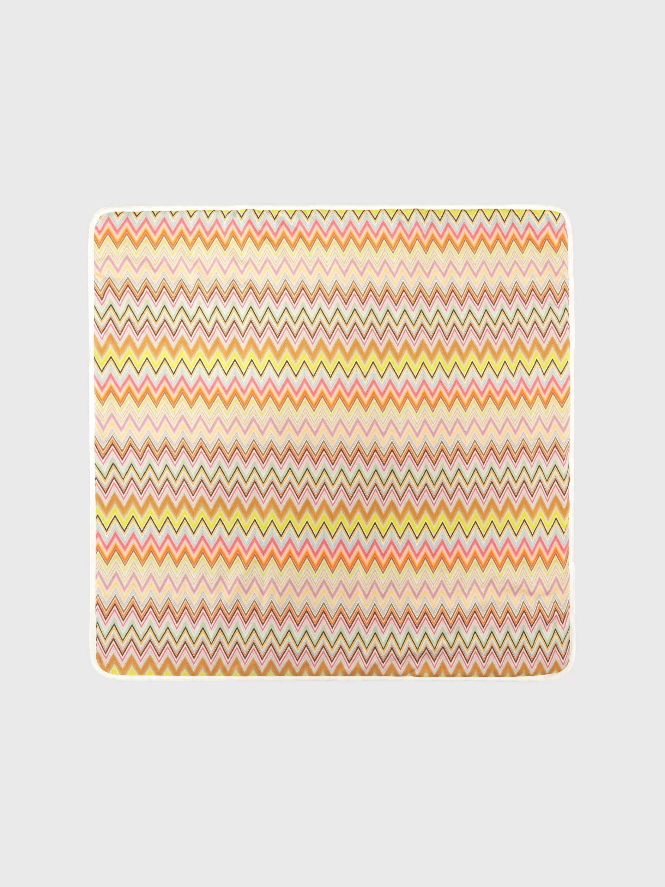 Flash Sale Zig zag stretch cotton blanket with contrasting piping Kids Baby (0-24 Months)