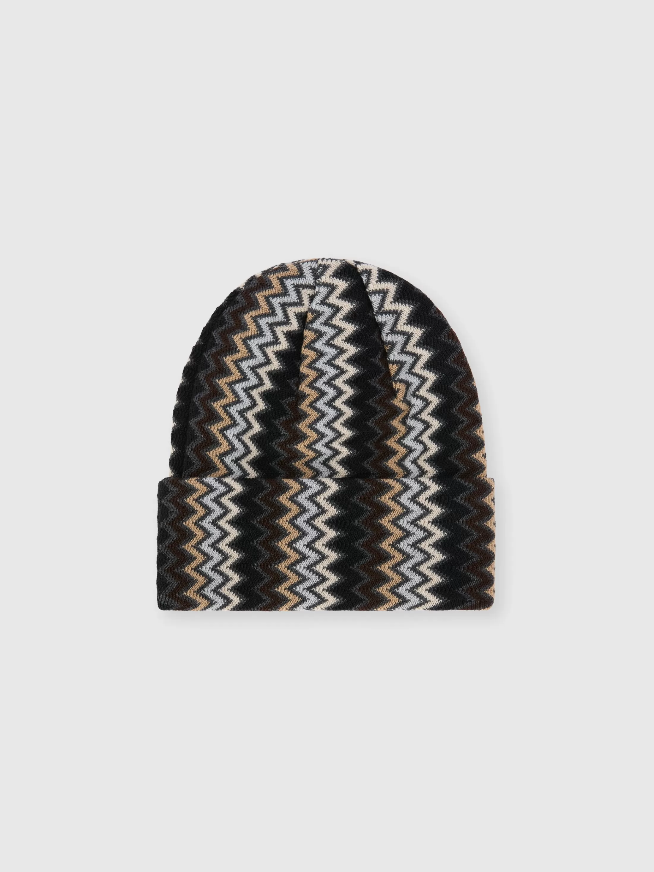 Cheap Zig zag wool beanie Hats